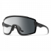 SMITH Wildcat Matte Black + Photochromic Clear to Gray Lens ja kirkas linssi