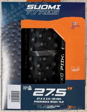 Nastarengas Suomi Tyres WXC Piikkisika W384 TLR 27,5 x 2.6" Taittuvakylkinen