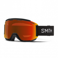 SMITH SQUAD MTB Goggles Black ChromaPop Everyday Red Mirror / Clear AF