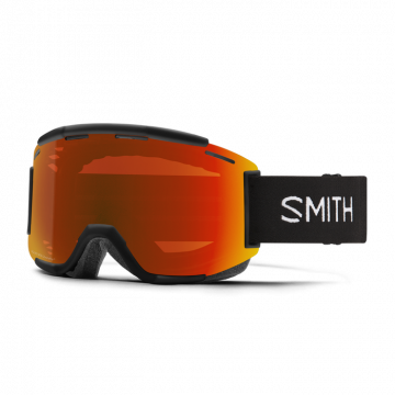 SMITH SQUAD MTB Goggles Black ChromaPop Everyday Red Mirror / Clear AF